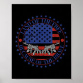 Memorial Day Design voor Amerikaanse Mannen en vro Poster (Voorkant)