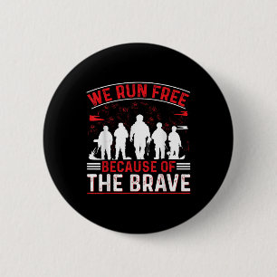 Memorial Day Design voor Amerikaanse Mannen en vro Ronde Button 5,7 Cm