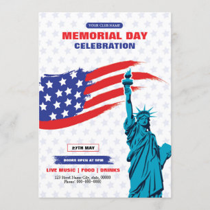 Memorial Day Flyer Kaart