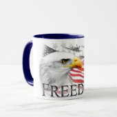 Memorial Day Freedom Coffee Mok (Voorkant links)