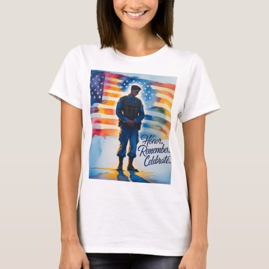 Memorial Day Gathering Vrouwen T-shirt Evoceren Ee (Voorkant)