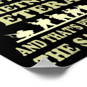 Memorial Day Gift Veteran's Day Vietnam Veteran Poster (Hoek)