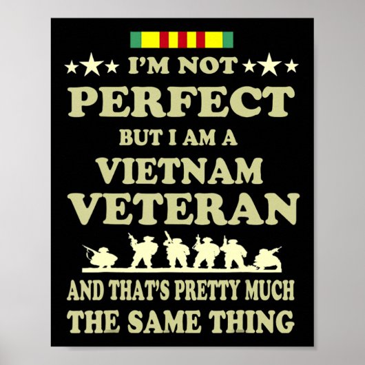 Memorial Day Gift Veteran's Day Vietnam Veteran Poster (Voorkant)