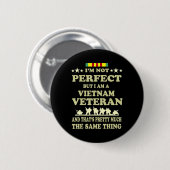 Memorial Day Gift Veteran's Day Vietnam Veteran Ronde Button 5,7 Cm (Voorkant /achterkant)