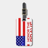 Memorial Day grunge Bagagelabel (Voorkant verticaal)
