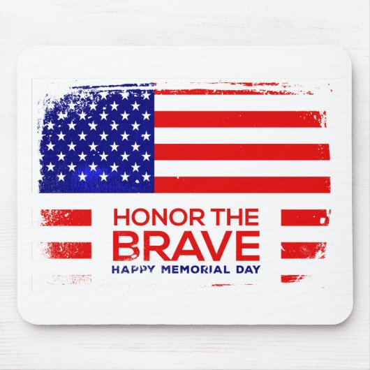 Memorial Day grunge Muismat (Voorkant)