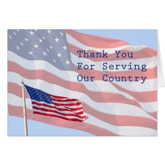 Memorial Day Hartelijk dank (Voorkant Horizontaal)