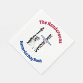 Memorial Day helden gepersonaliseerde Napkins Servet (Hoek)