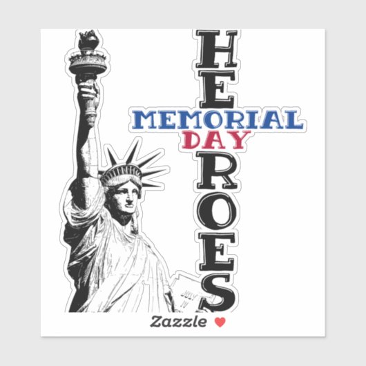 Memorial Day helden Sticker (Vel)