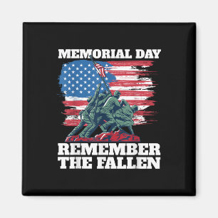 Memorial Day Herinnert u zich de gevallen Amerikaa Magneet