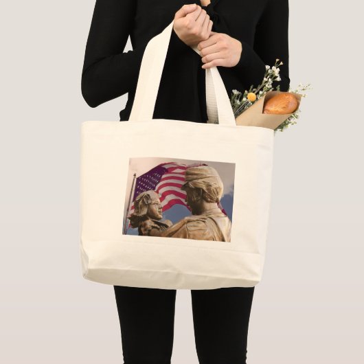 Memorial Day Homecoming Grote Tote Bag (Voorkant (product))