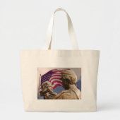 Memorial Day Homecoming Grote Tote Bag (Voorkant)