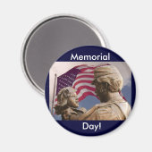 Memorial Day Homecoming Magneet (Voorkant / Achterkant)