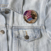 Memorial Day Homecoming Ronde Button 5,7 Cm (In situ)