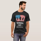Memorial Day Honor Our Army T-shirt (Voorkant volledig)