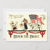 Memorial Day Honor the dappere Kaart (Voorkant)