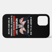 Memorial Day iPhone/iPad case (Achterkant (horizontaal))