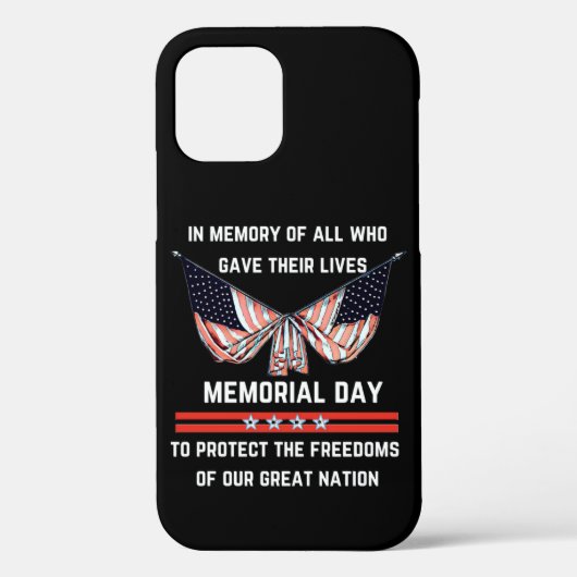 Memorial Day iPhone / iPad hoesje (Achterkant)