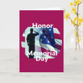 MEMORIAL DAY KAART (Gele Bloem)