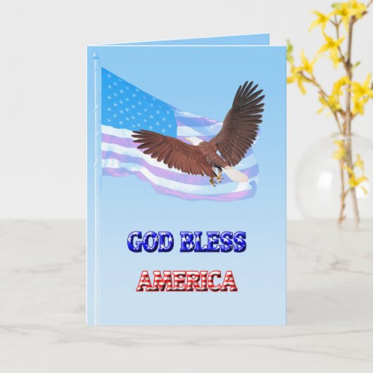 Memorial Day-kaart voor godslastering Kaart (Gele Bloem)