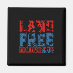 Memorial Day Land of the Free beroemd gemaakt door Magneet