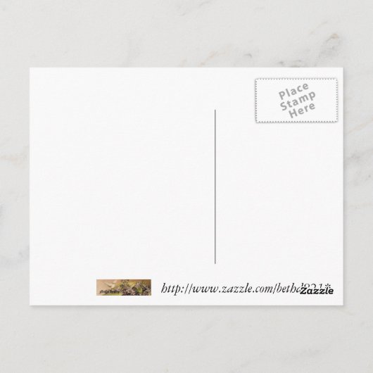 Memorial Day linten Briefkaart (Achterkant)