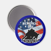 Memorial Day Magnet (Voorkant / Achterkant)