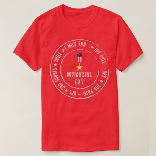 Memorial Day Murph challenge 2023 T-shirt (Design voorkant)