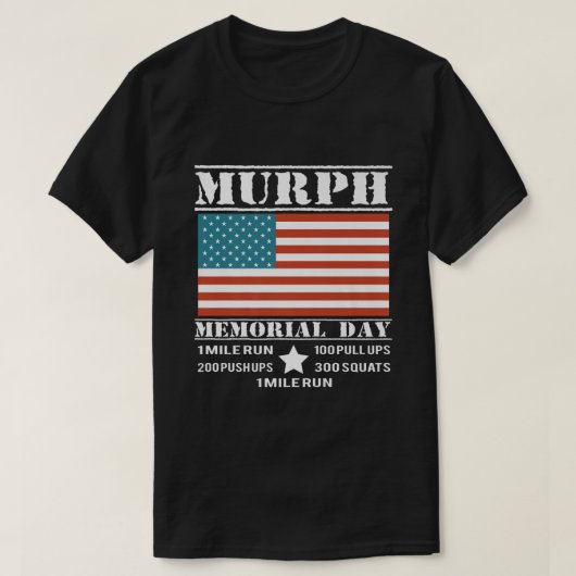 Memorial Day Murph T-shirt (Design voorkant)