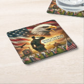 Memorial Day Onderzetters (Schuin)