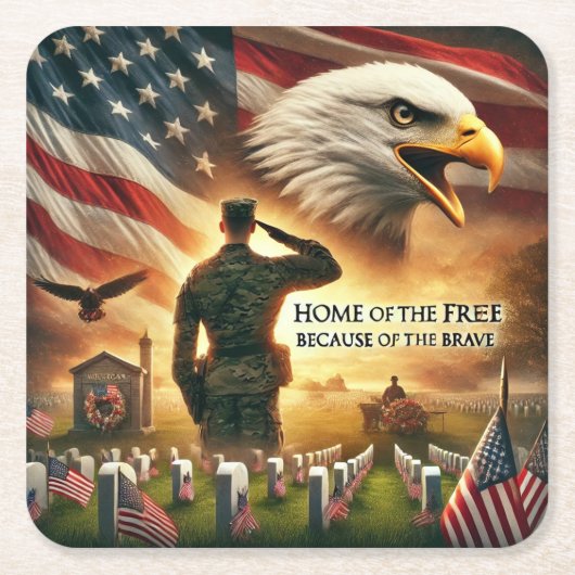 Memorial Day Onderzetters (Voorkant)