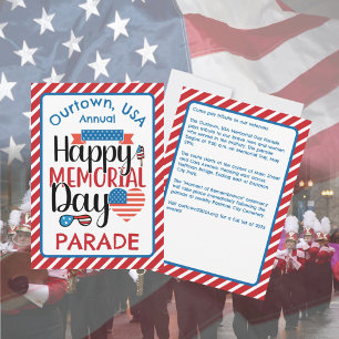 Memorial Day Our Town Parade Ceremony Kaart