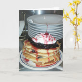 "Memorial Day Pannenkoeken" Dank U Kaart (Gele Bloem)