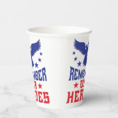 Memorial Day Paper Cups Papieren Bekers (Rechts)