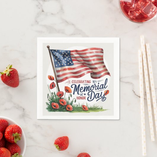 Memorial Day Papier & Party servetten (Insitu)