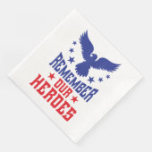Memorial Day Party Paper Napkins Servet (Hoek)