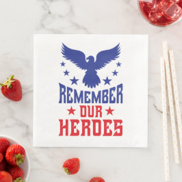 Memorial Day Party Paper Napkins Servet