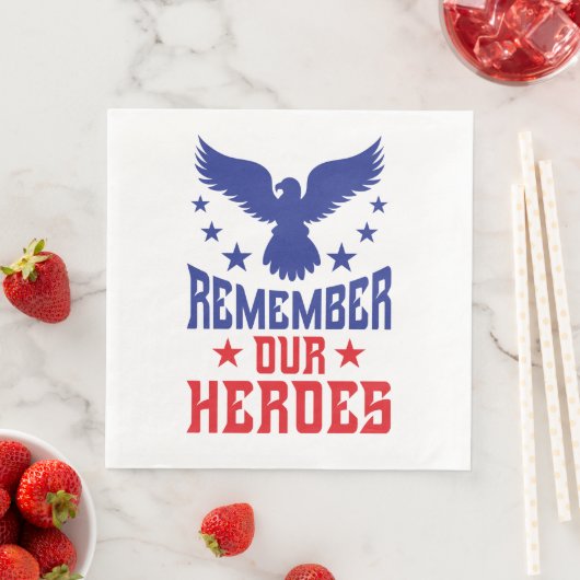 Memorial Day Party Paper Napkins Servet (Insitu)