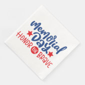 Memorial Day Party Paper Napkins Servet (Hoek)