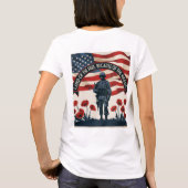 Memorial Day Patriotic Design T-Shirt Pride (Achterkant)