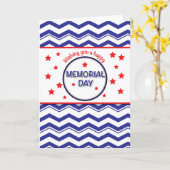 Memorial Day, Patriottische Chevron strepen, Sterr Kaart (Gele Bloem)