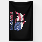Memorial Day Proud America Flag kent Spandoek (Verticaal)