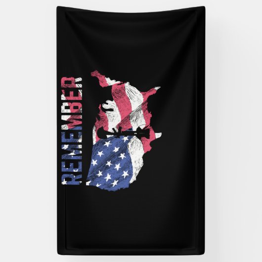 Memorial Day Proud America Flag kent Spandoek (Verticaal)
