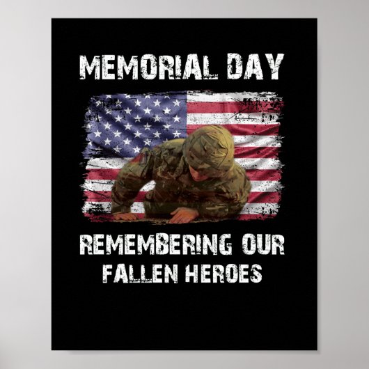 Memorial Day Remembering our Fallen Heroes Poster (Voorkant)