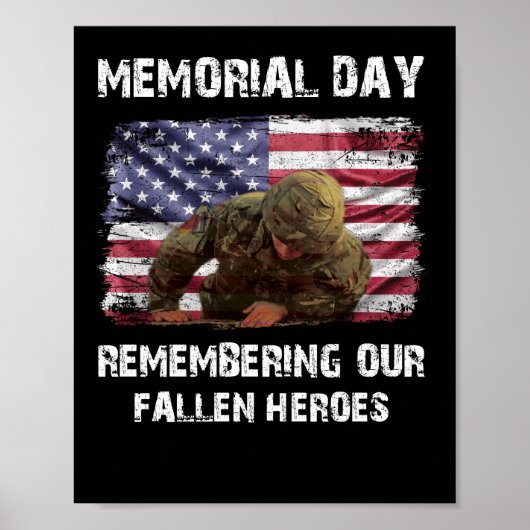 Memorial Day Remembering our Fallen Heroes Poster (Voorkant)