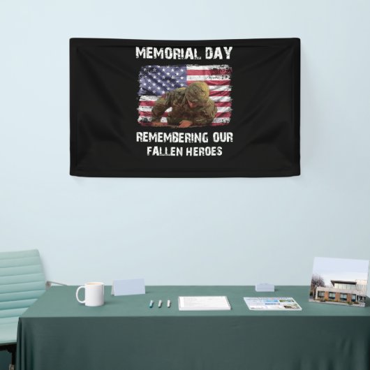 Memorial Day Remembering our Fallen Heroes Spandoek (Beurs)