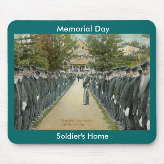 Memorial Day Review Soldaten Home Muismat (Voorkant)