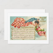 Memorial Day Souvenir Briefkaart (Voorkant / Achterkant)