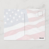 Memorial Day Star Flag Family Picnic Briefkaart (Achterkant)