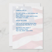 Memorial Day Star Flag Family Picnic Kaart (Achterkant)